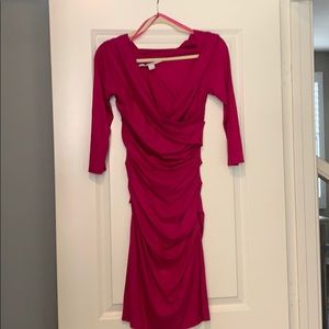 Diane von Furstenberg pink dress